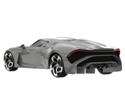 voiture de sport isolée sur fond transparent. rendu 3d - illustration png