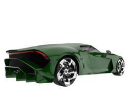 Sport car isolated on transparent background. 3d rendering - illustration png