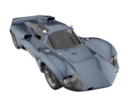 carro esporte isolado em fundo transparente. renderização 3D - ilustração png