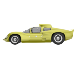 Sport car isolated on transparent background. 3d rendering - illustration png