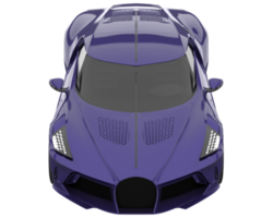 Sport car isolated on transparent background. 3d rendering - illustration png