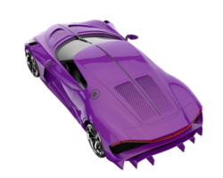 Sport car isolated on transparent background. 3d rendering - illustration png