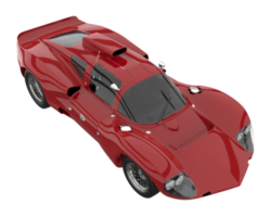 Sport car isolated on transparent background. 3d rendering - illustration png