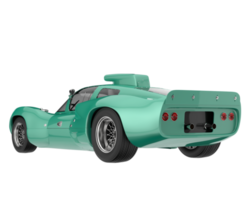 Sport car isolated on transparent background. 3d rendering - illustration png