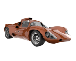 carro esporte isolado em fundo transparente. renderização 3D - ilustração png