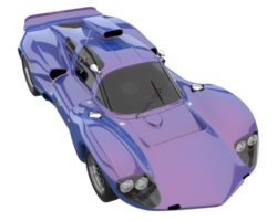 Sport car isolated on transparent background. 3d rendering - illustration png