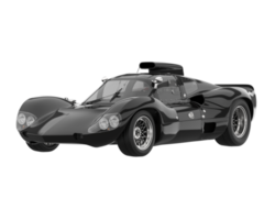 Sport car isolated on transparent background. 3d rendering - illustration png