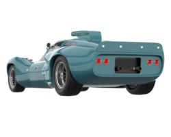 Sport car isolated on transparent background. 3d rendering - illustration png