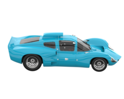 carro esporte isolado em fundo transparente. renderização 3D - ilustração png