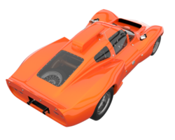 Sport car isolated on transparent background. 3d rendering - illustration png