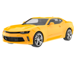 carro esporte isolado em fundo transparente. renderização 3D - ilustração png