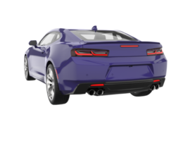 Sport car isolated on transparent background. 3d rendering - illustration png