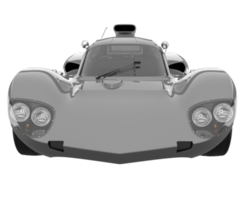 voiture de sport isolée sur fond transparent. rendu 3d - illustration png