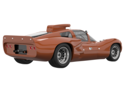 Sport car isolated on transparent background. 3d rendering - illustration png