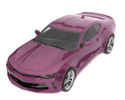 Sport car isolated on transparent background. 3d rendering - illustration png