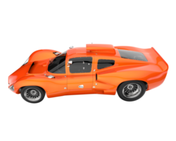 Sport car isolated on transparent background. 3d rendering - illustration png