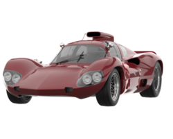 Sport car isolated on transparent background. 3d rendering - illustration png