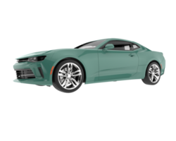 Sport car isolated on transparent background. 3d rendering - illustration png