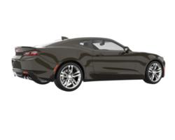 voiture de sport isolée sur fond transparent. rendu 3d - illustration png