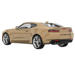 carro esporte isolado em fundo transparente. renderização 3D - ilustração png