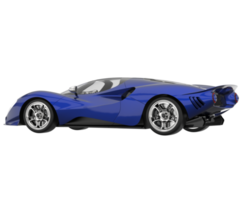 sport auto geïsoleerd Aan transparant achtergrond. 3d renderen - illustratie png