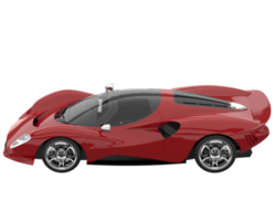 voiture de sport isolée sur fond transparent. rendu 3d - illustration png