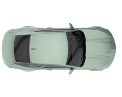 voiture de sport isolée sur fond transparent. rendu 3d - illustration png