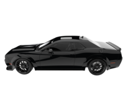 voiture de sport isolée sur fond transparent. rendu 3d - illustration png