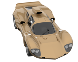 Sport car isolated on transparent background. 3d rendering - illustration png