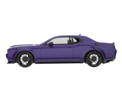 voiture de sport isolée sur fond transparent. rendu 3d - illustration png