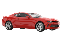 Sport car isolated on transparent background. 3d rendering - illustration png