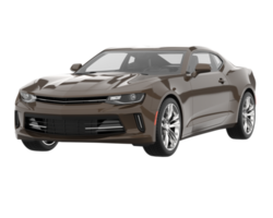 carro esporte isolado em fundo transparente. renderização 3D - ilustração png