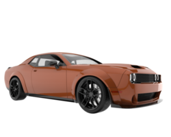 voiture de sport isolée sur fond transparent. rendu 3d - illustration png