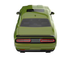 Sport car isolated on transparent background. 3d rendering - illustration png