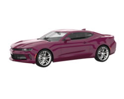 Sport car isolated on transparent background. 3d rendering - illustration png