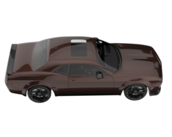 Sport car isolated on transparent background. 3d rendering - illustration png