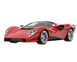 Sport car isolated on transparent background. 3d rendering - illustration png