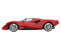 voiture de sport isolée sur fond transparent. rendu 3d - illustration png