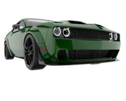 Sport car isolated on transparent background. 3d rendering - illustration png