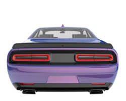 Sport car isolated on transparent background. 3d rendering - illustration png