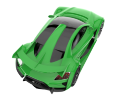 Sport car isolated on transparent background. 3d rendering - illustration png