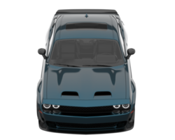 voiture de sport isolée sur fond transparent. rendu 3d - illustration png