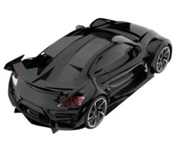 voiture de sport isolée sur fond transparent. rendu 3d - illustration png