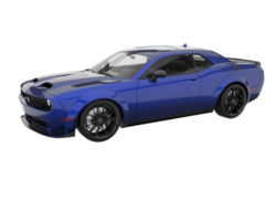 Sport car isolated on transparent background. 3d rendering - illustration png