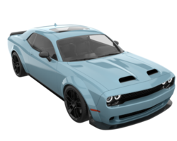 carro esporte isolado em fundo transparente. renderização 3D - ilustração png