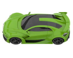Sport car isolated on transparent background. 3d rendering - illustration png