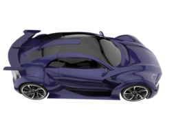 Sport car isolated on transparent background. 3d rendering - illustration png