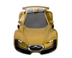 Sport car isolated on transparent background. 3d rendering - illustration png