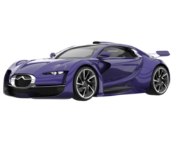 carro esporte isolado em fundo transparente. renderização 3D - ilustração png