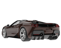 sport auto geïsoleerd Aan transparant achtergrond. 3d renderen - illustratie png